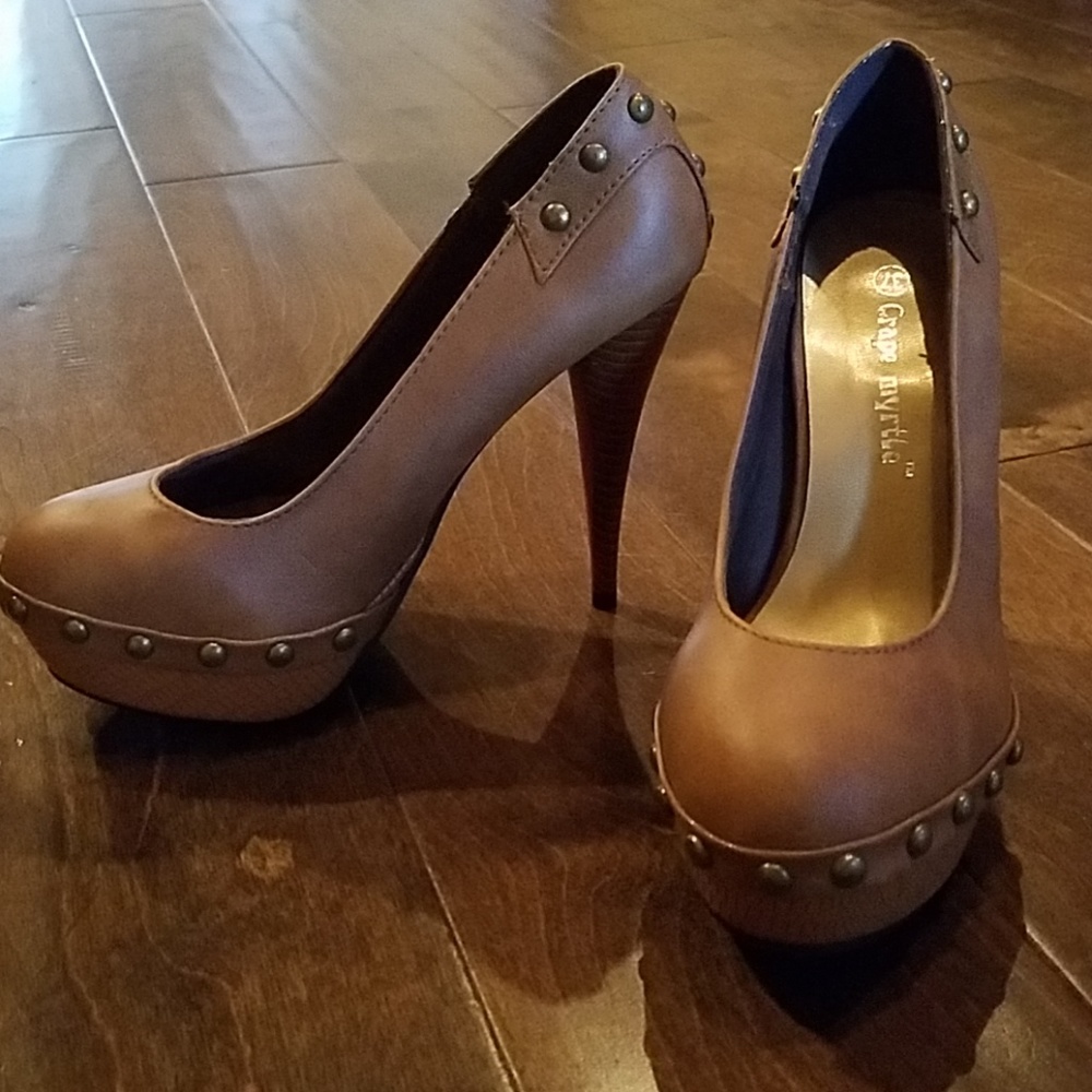 Brown heels